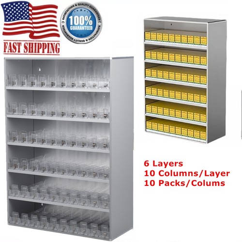 Smoke retail cabinet aluminium - smoke,